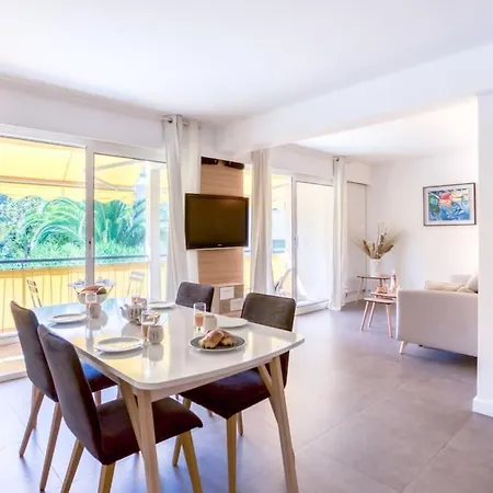 C9 - 2 Bdr 10 Min Palais Festivals & Sea - Ac, Parking & Balcony Cannes
